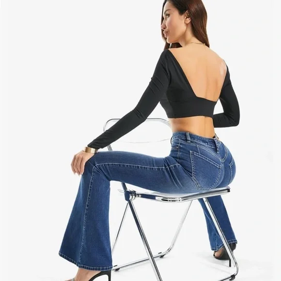 Flying Banana flare jeans size 8 - Picture 3 of 11